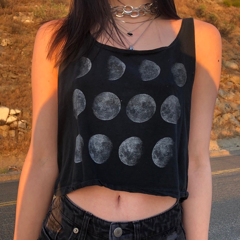Brandy Melville Moon Phase Tank Top